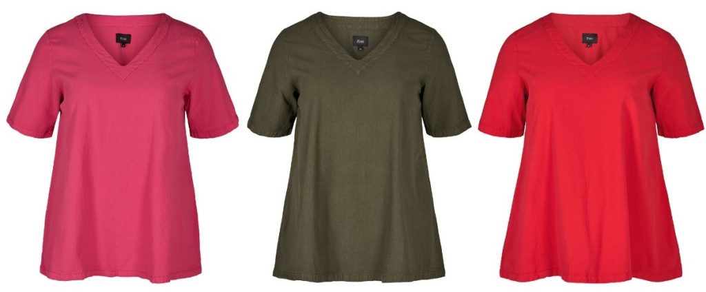 T-shirt i 100% bomuld i A facon