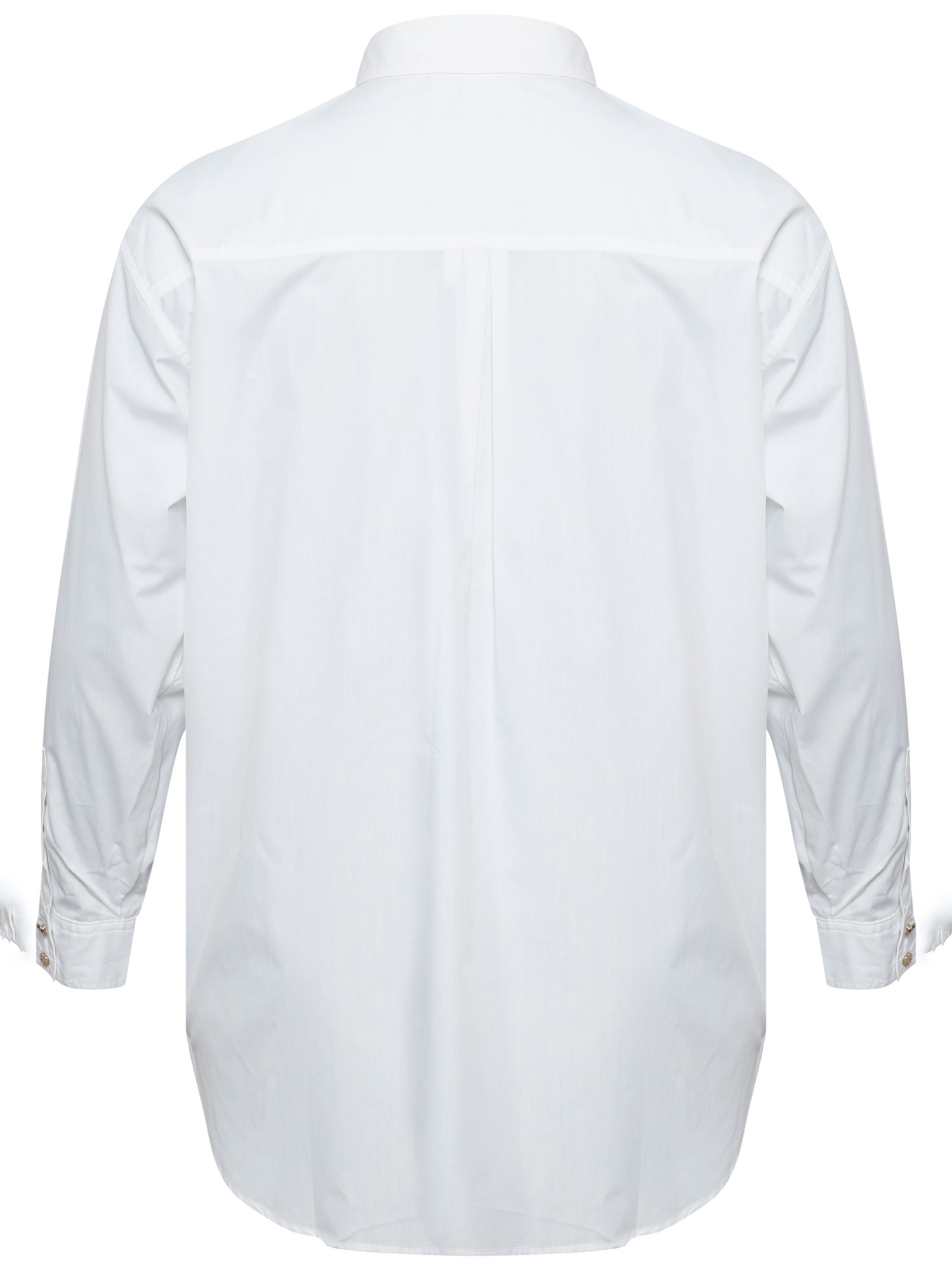 Klassisk hvid skjorte med lange ærmer fra Kaffe Curve