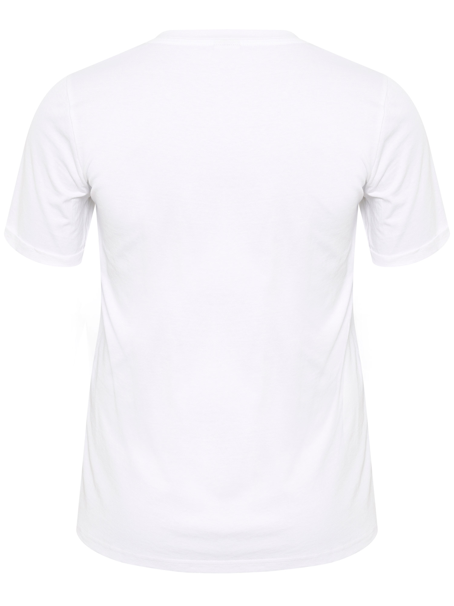 KCyvea - Hvid bomulds T-shirt med smart tryk fra Kaffe Curve