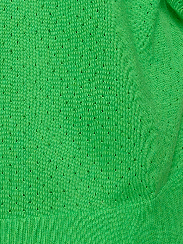 DALINA - Grøn cardigan i fin bomulds strik fra Kaffe Curve