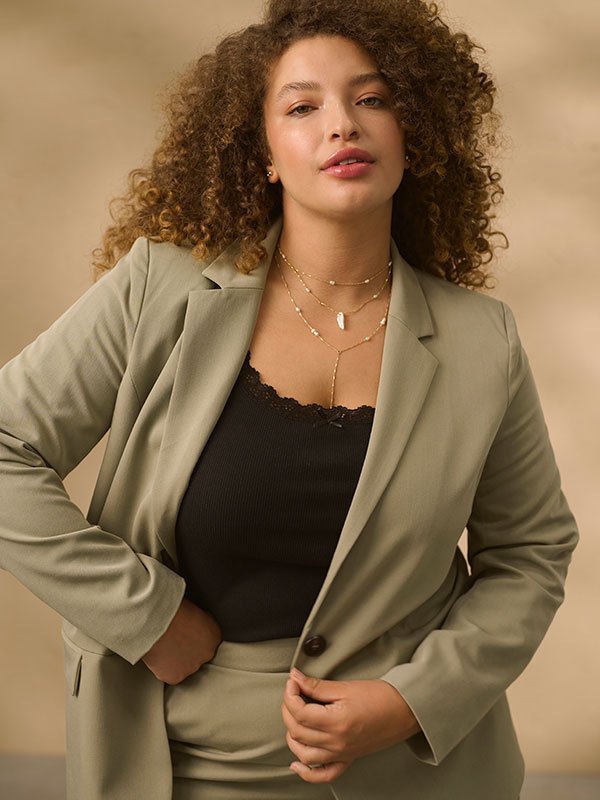 Blazer fra Kaffe Curve