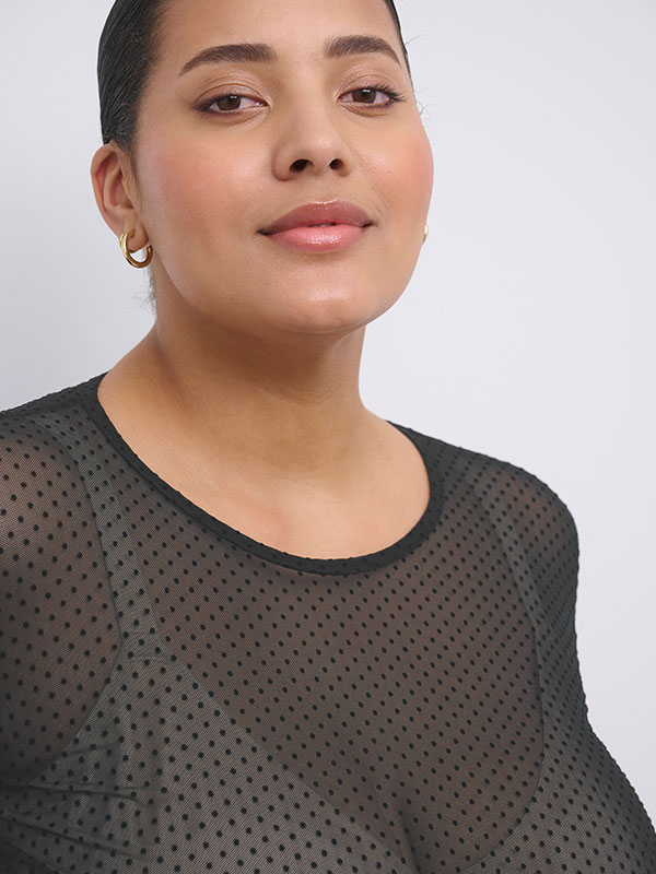 KCFLOCKU - Bluse fra Kaffe Curve