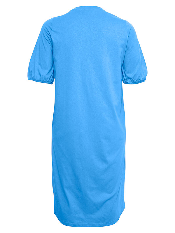 ERNA - Blå T-shirtkjole  fra Kaffe Curve