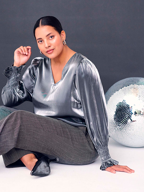 Bluse fra Kaffe Curve
