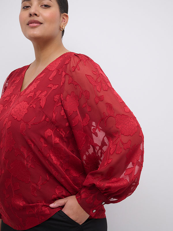 Bluse fra Kaffe Curve