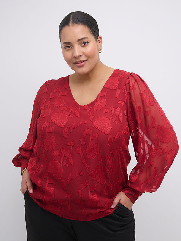 Bluse fra Kaffe Curve