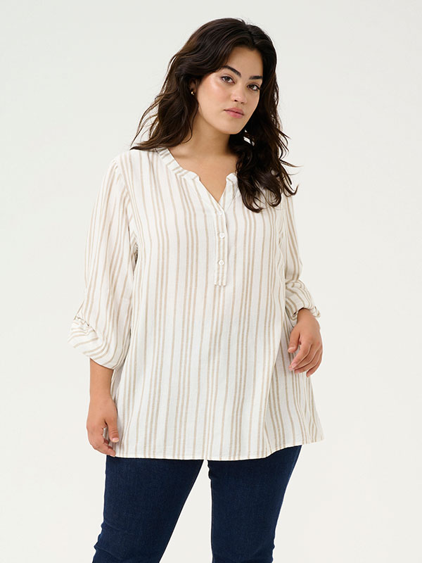 KCMILLE - Bluse fra Kaffe Curve