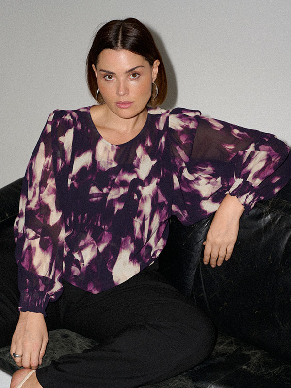 KCNOUR - Bluse fra Kaffe Curve