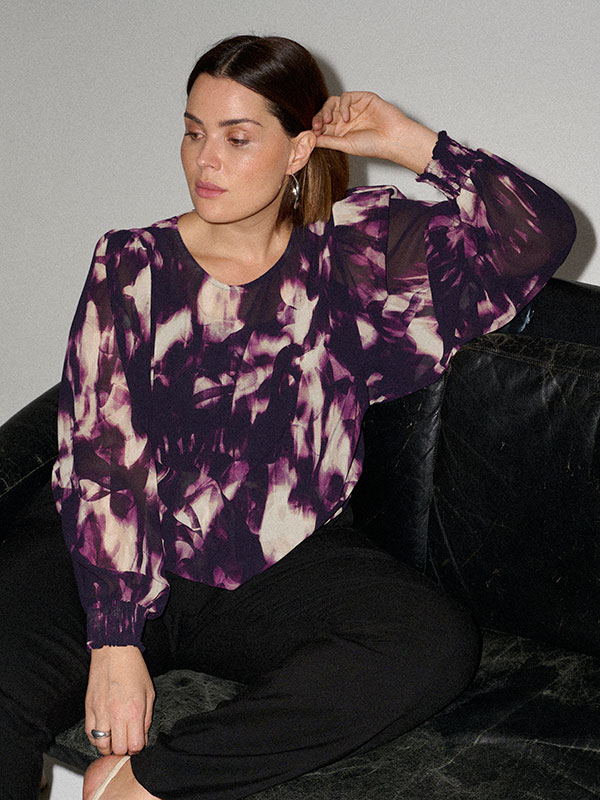 KCNOUR - Bluse fra Kaffe Curve
