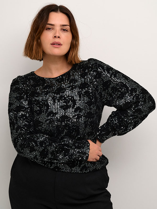 KCBRIT - Bluse fra Kaffe Curve