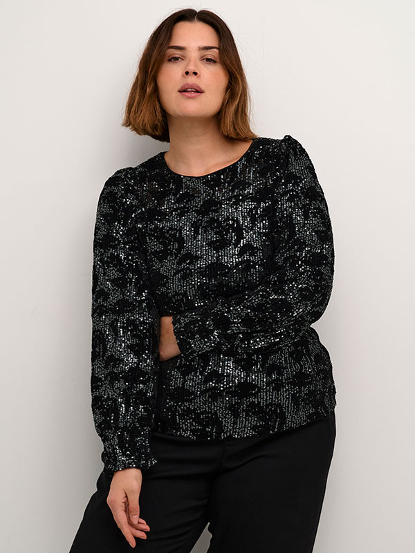KCBRIT - Bluse fra Kaffe Curve