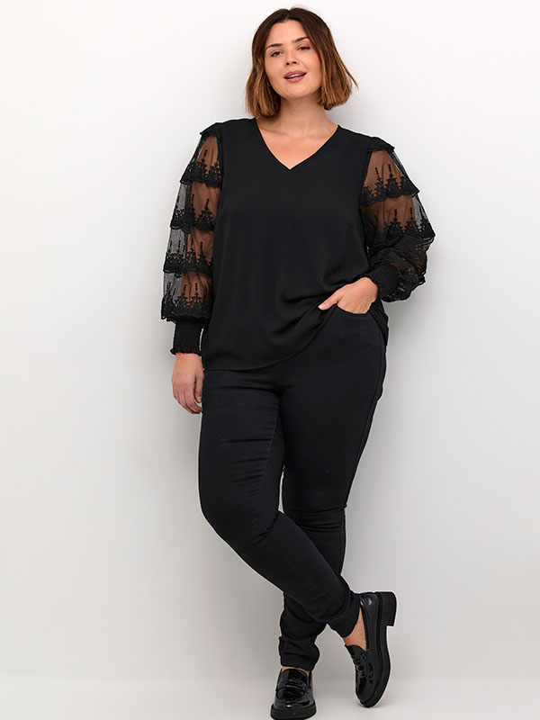 KCELLIS - Bluse fra Kaffe Curve