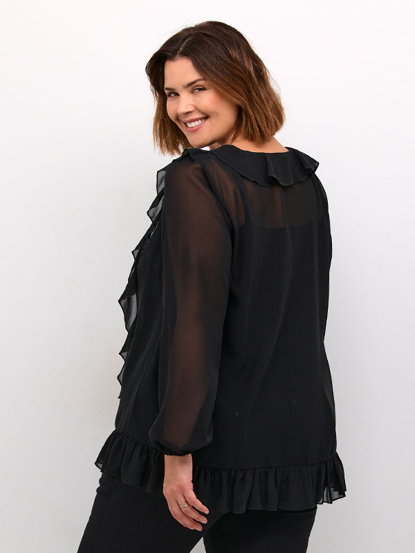 KCNINNI - Bluse fra Kaffe Curve