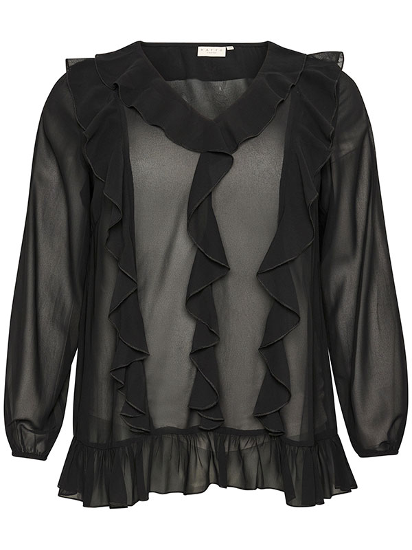 KCNINNI - Bluse fra Kaffe Curve