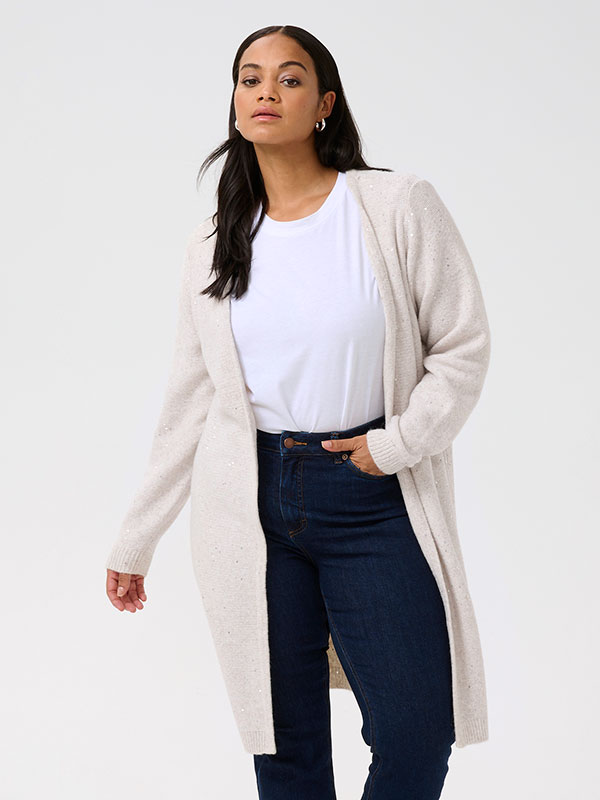 KCLUELA - Cardigan fra Kaffe Curve