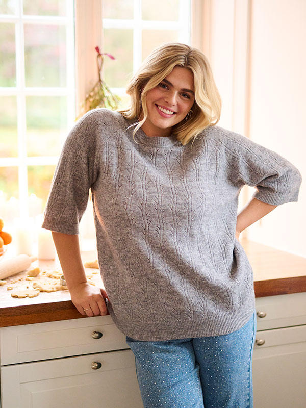 KCTENNA - Sweater fra Kaffe Curve