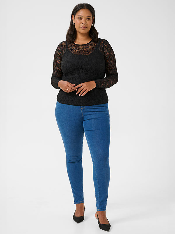 KCLINIA - Bluse fra Kaffe Curve