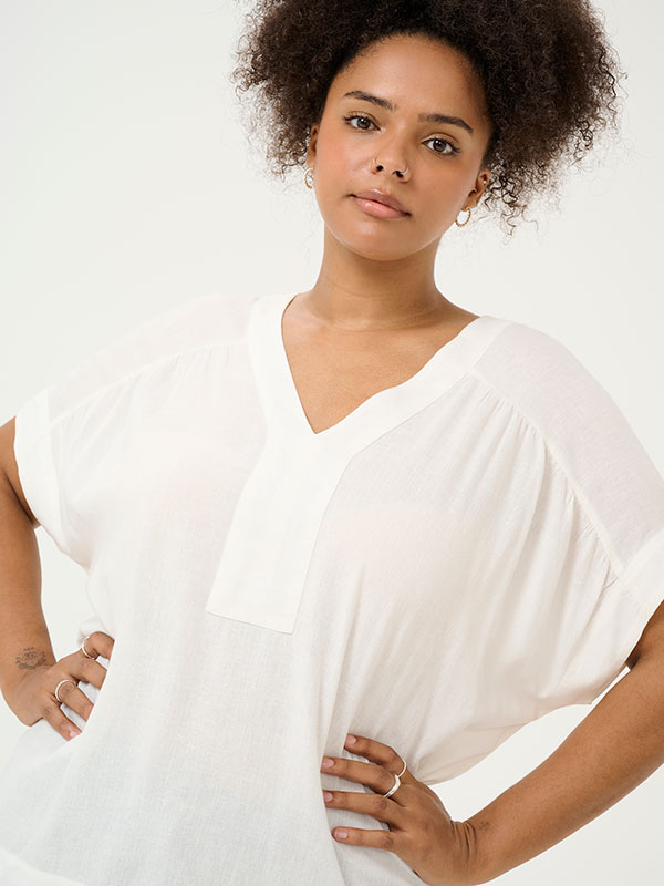 KCMILLE - Bluse fra Kaffe Curve