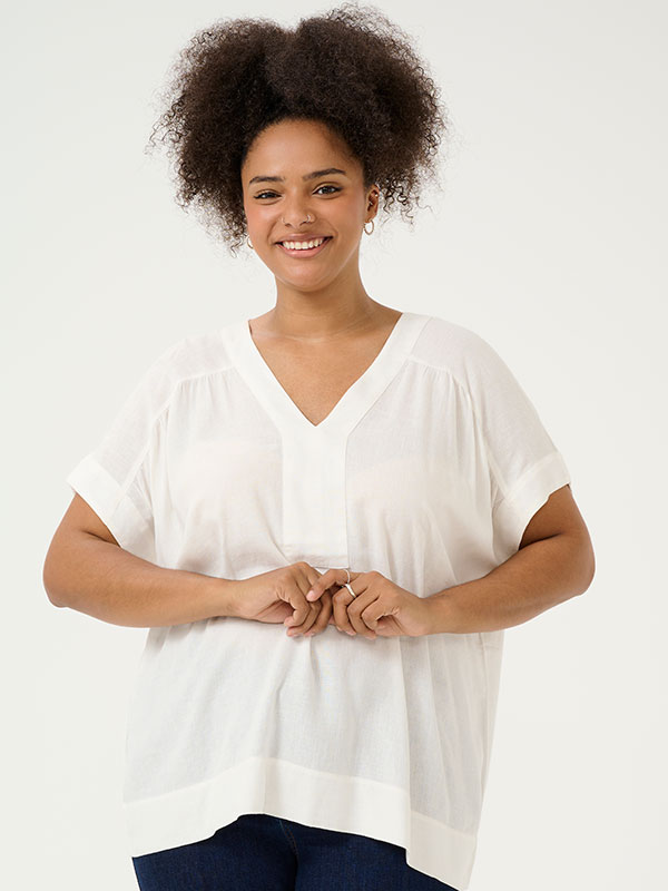 KCMILLE - Bluse fra Kaffe Curve