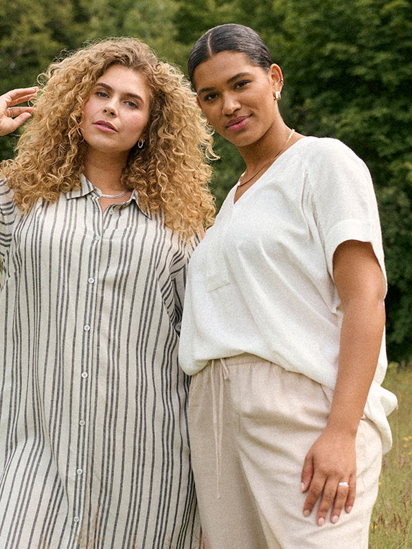 KCMILLE - Bluse fra Kaffe Curve