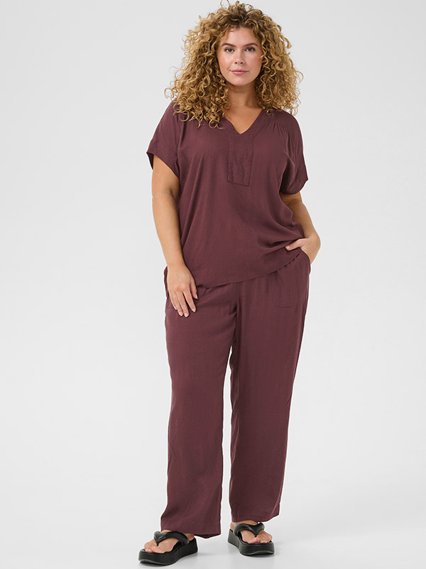 KCMILLE - Bluse fra Kaffe Curve