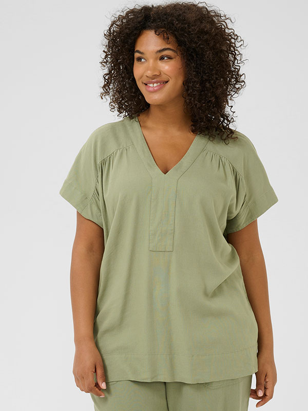 KCMILLE - Bluse fra Kaffe Curve