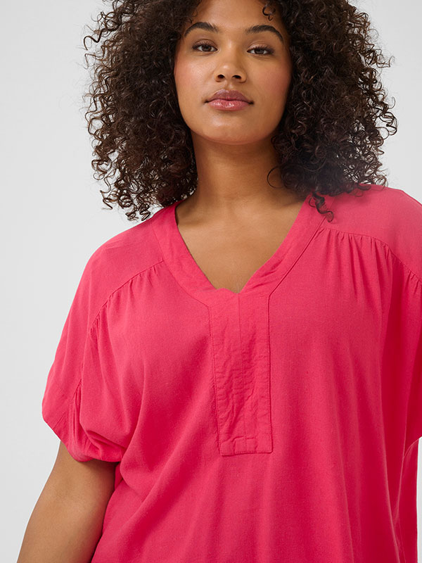 KCMILLE - Bluse fra Kaffe Curve