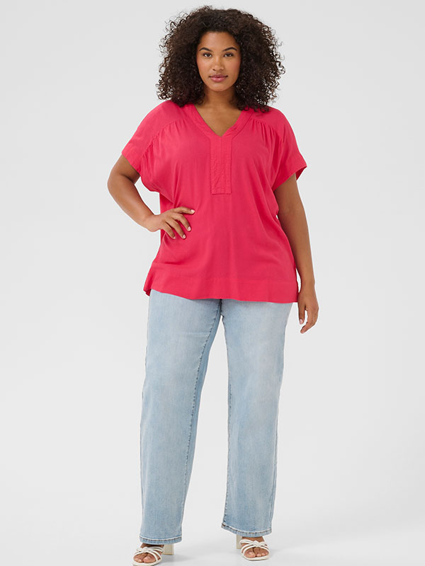 KCMILLE - Bluse fra Kaffe Curve