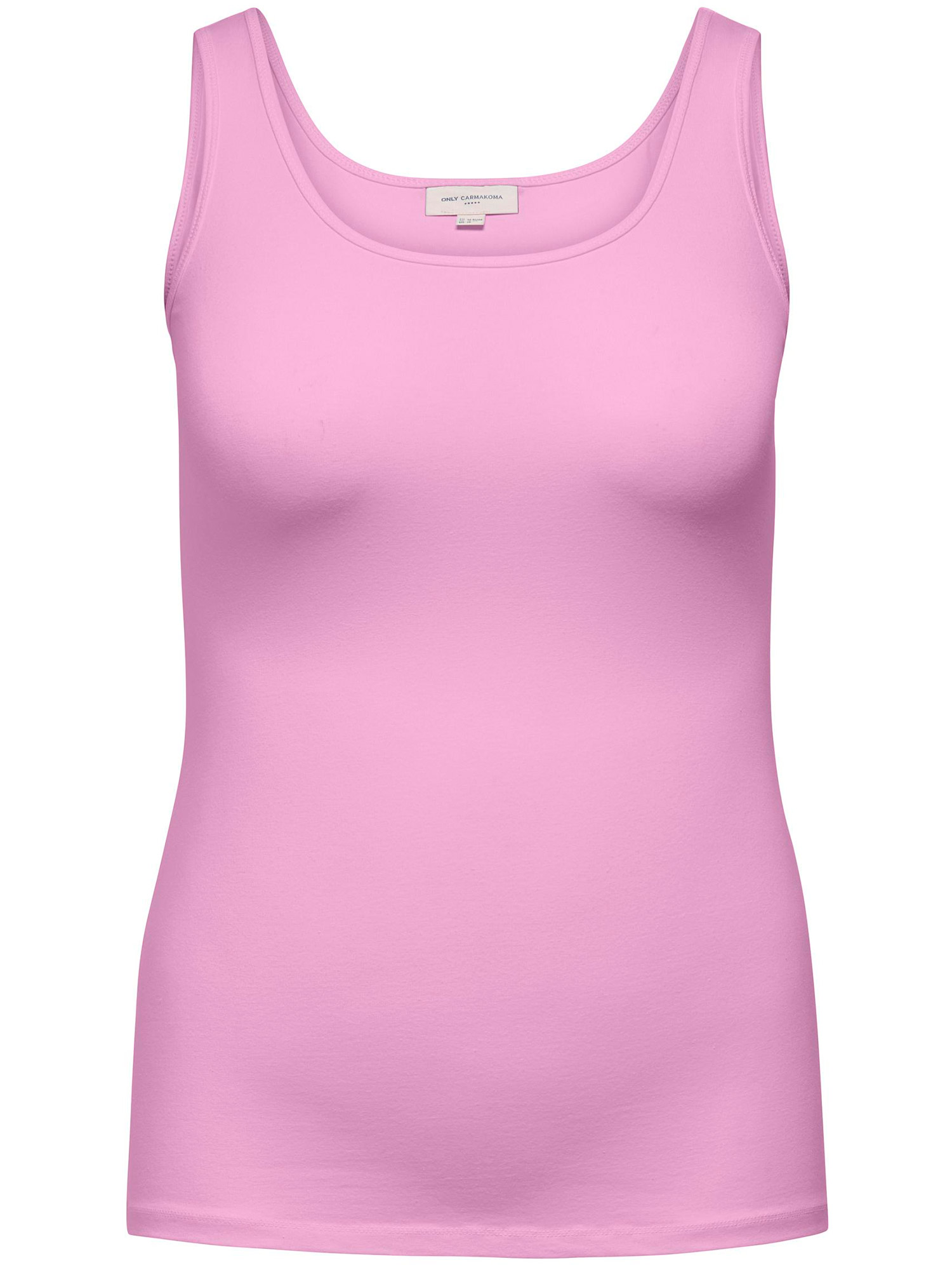 Cartime - Lys lilla tank top i bomulds jersey fra Only Carmakoma