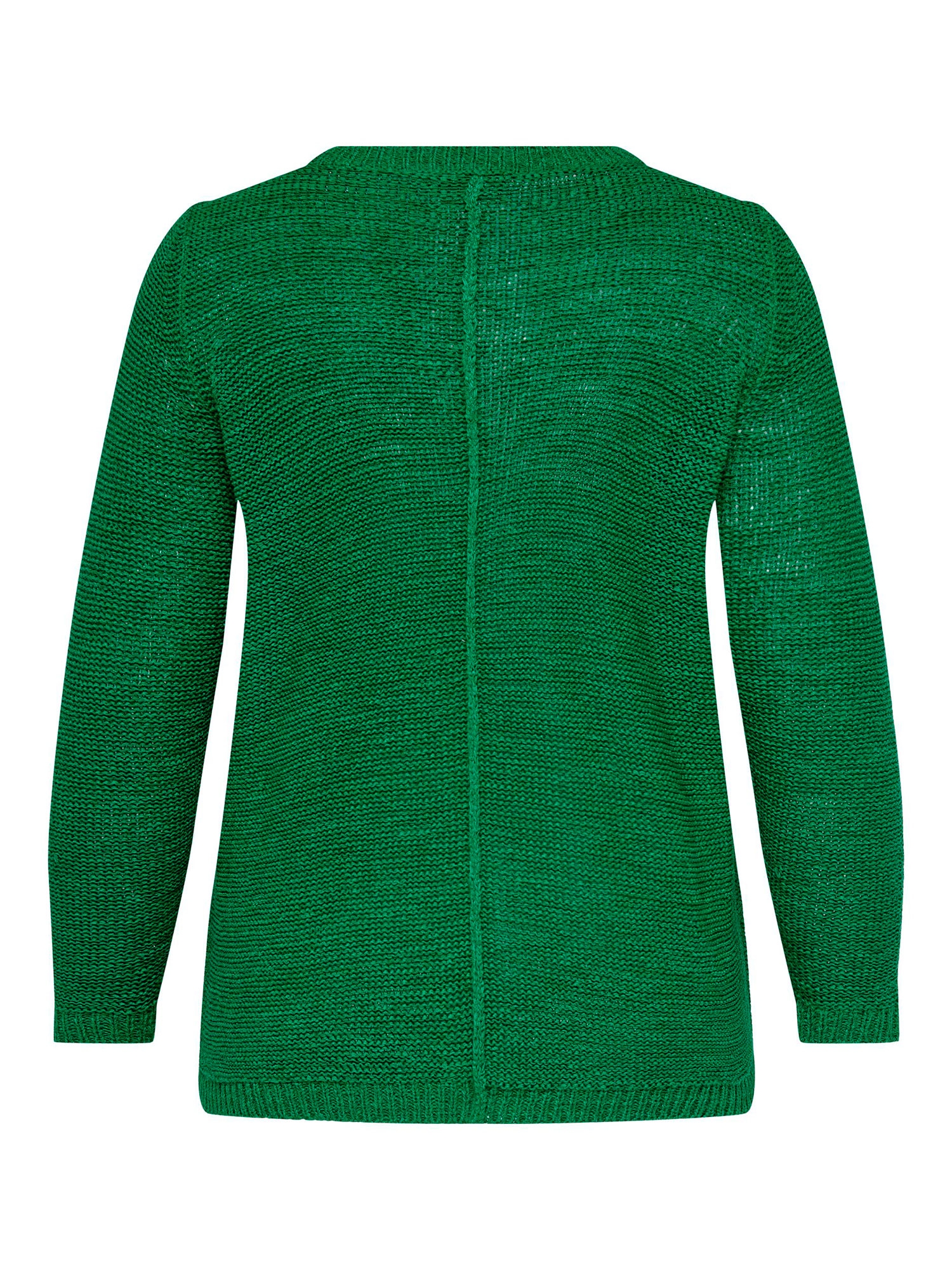 FOXY - Grøn sweater i blød og let strik fra Only Carmakoma