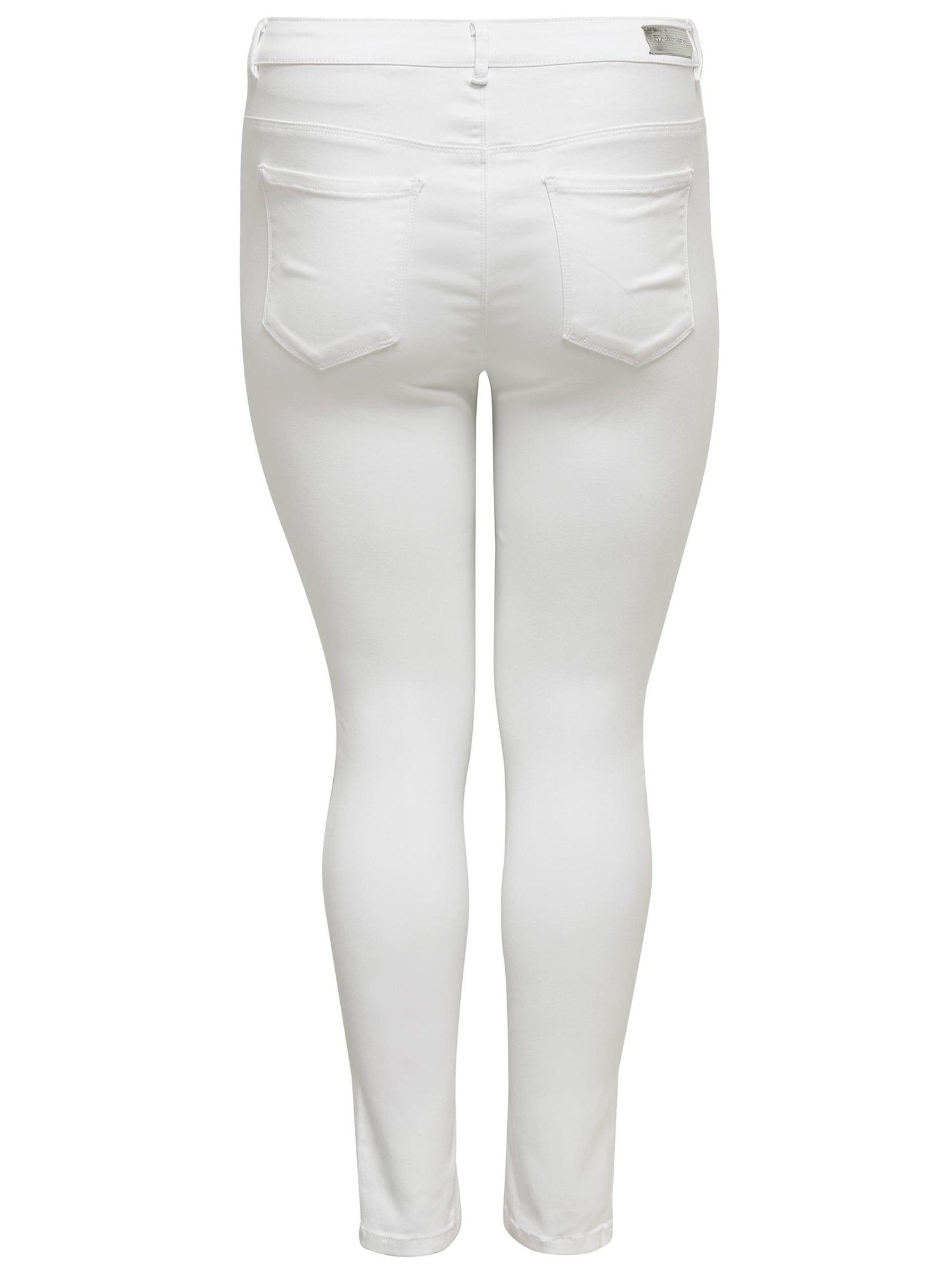 Car AUGUSTA - Hvide jeans med smalle ben fra Only Carmakoma