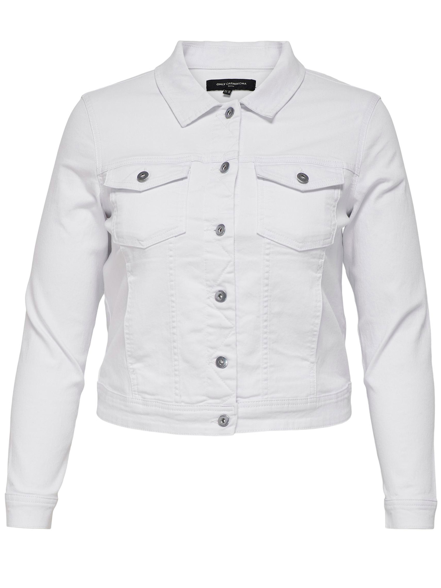 Carwespa - Skøn hvid denim jakke fra Only Carmakoma