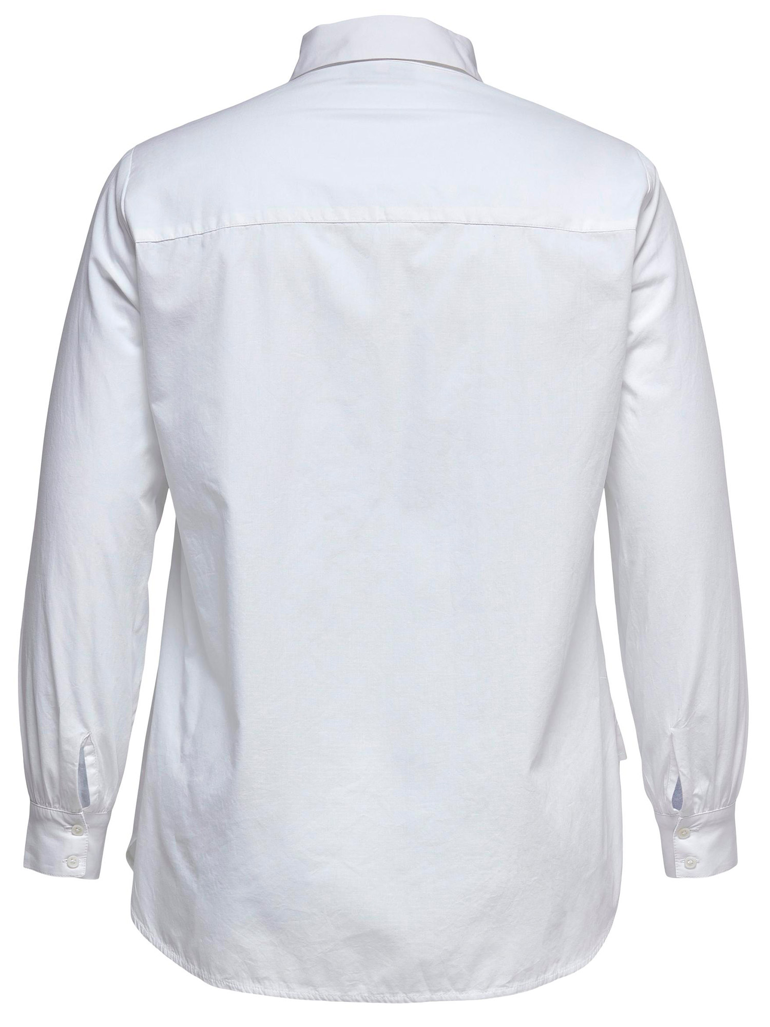 Hvid bomulds skjorte fra Only Carmakoma