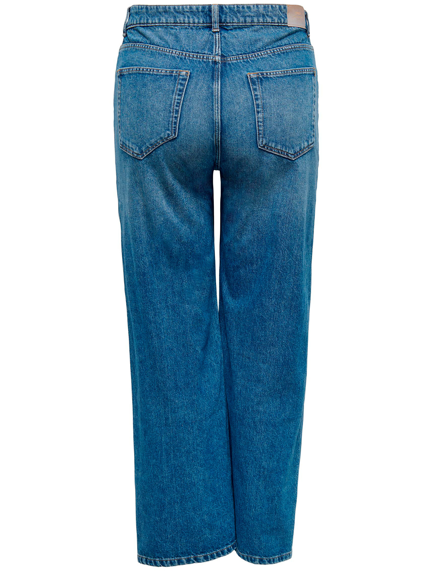 Carlope - Lyse jeans med brede ben fra Only Carmakoma