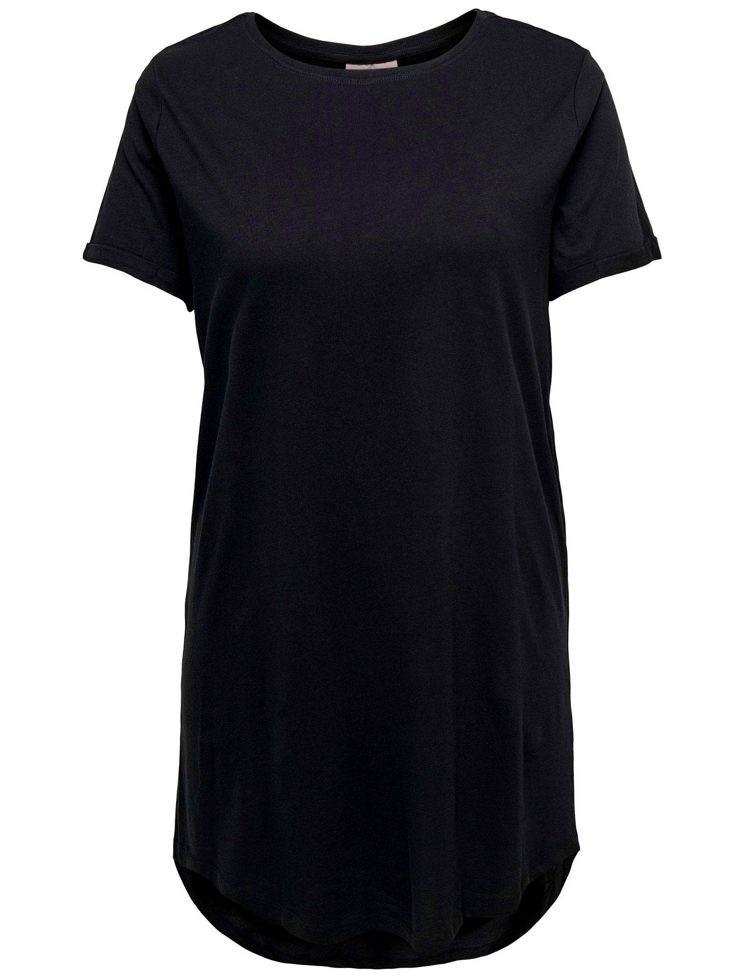 Carapril - Mørkeblå kjole i lækker bomulds jersey fra Only Carmakoma