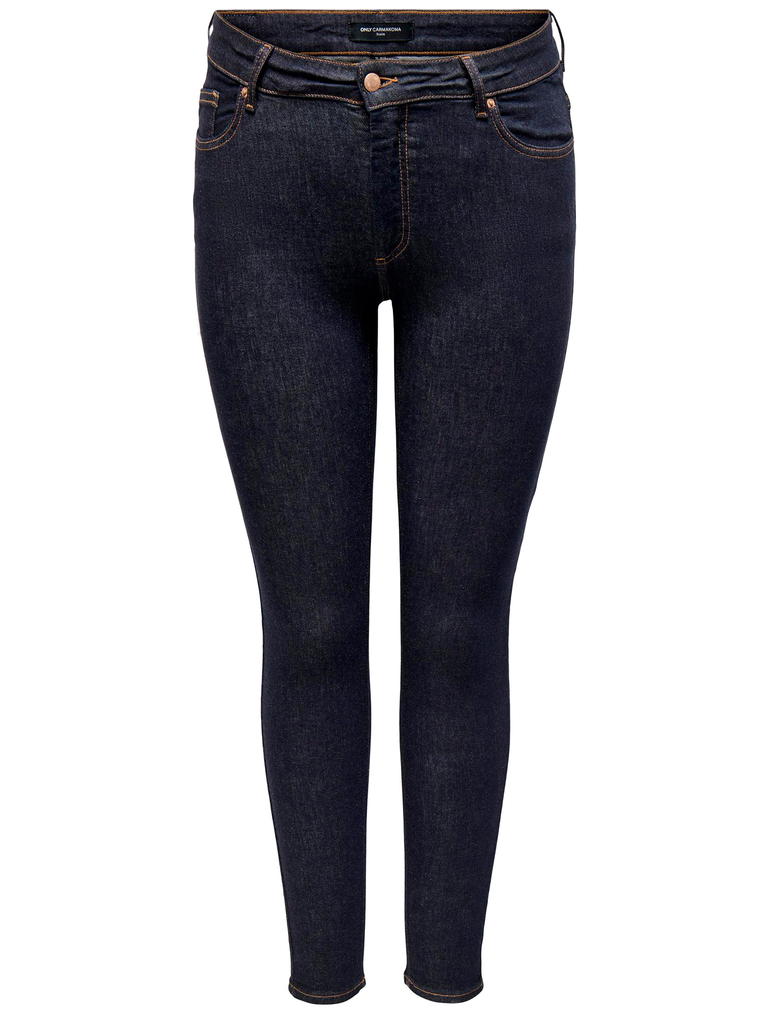 WILLY - Mørkeblå jeans med stræk, benlængde 34 fra Only Carmakoma