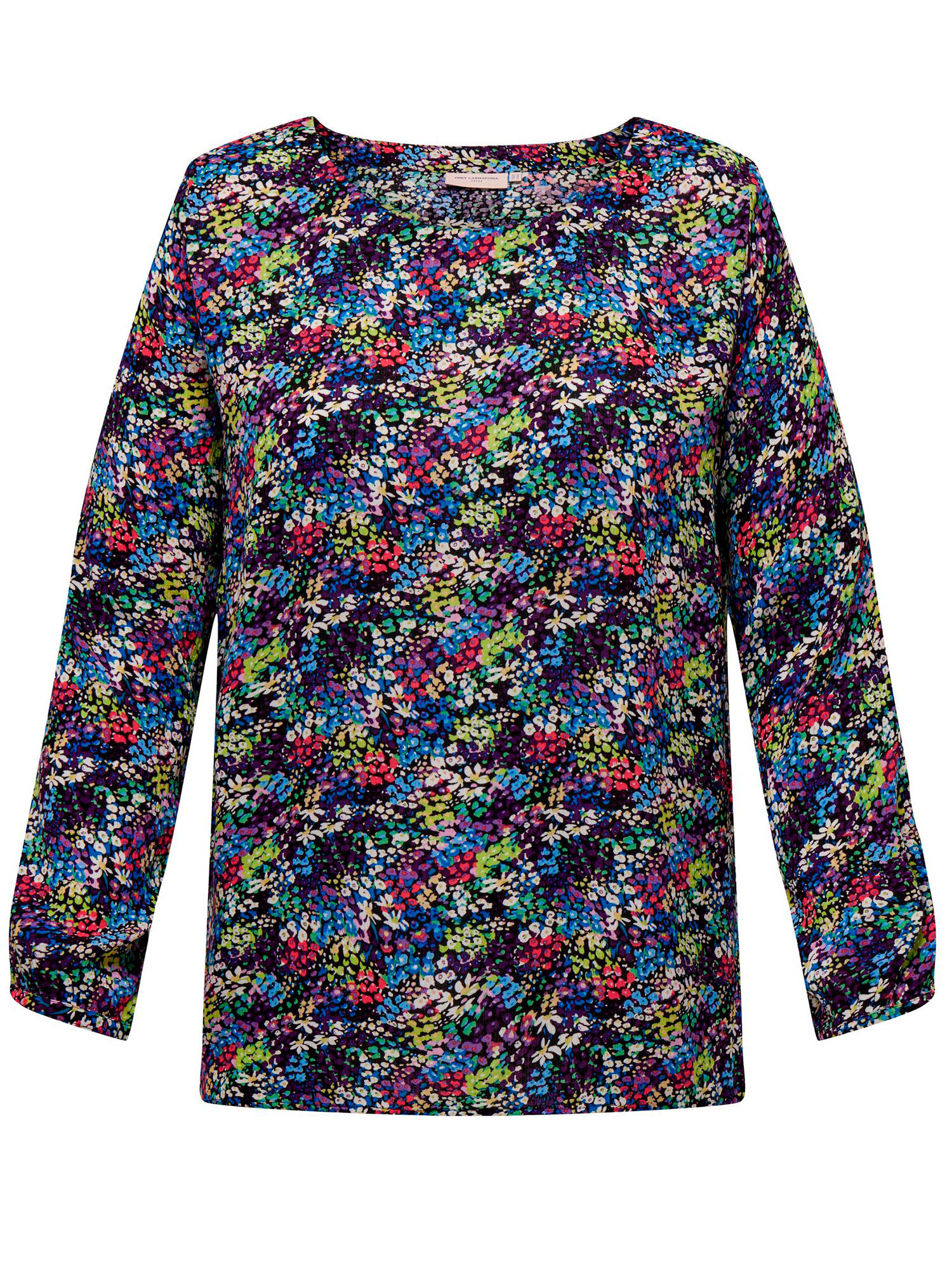 AYANA - Bluse i blomstret viskose fra Only Carmakoma