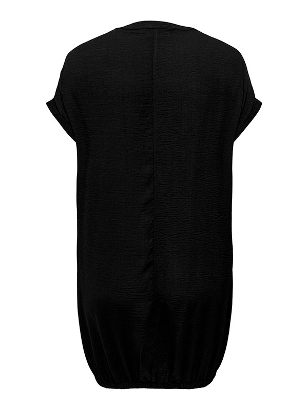 MOLLA - Sort kjole med elastikkant fra Only Carmakoma