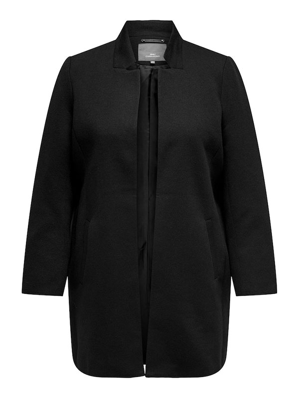 SOHO - Sort jakke med blazer look fra Only Carmakoma