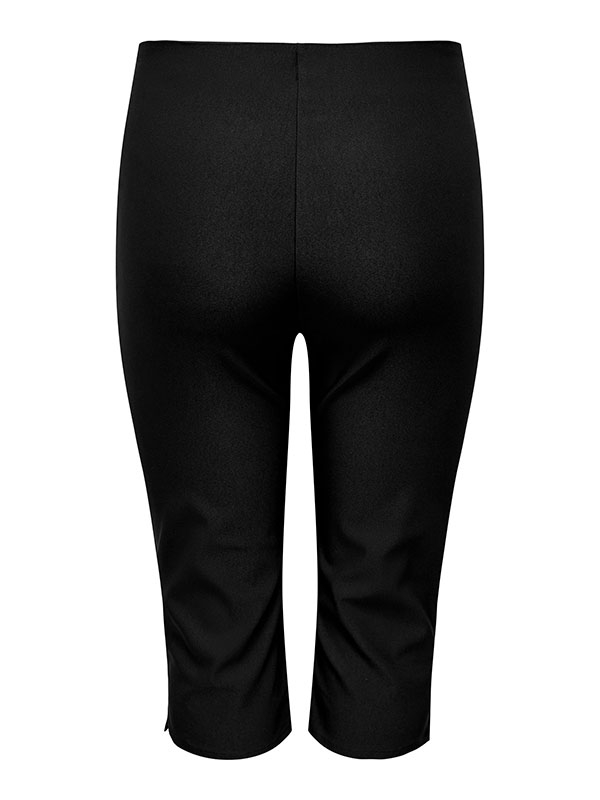 LILA - Sorte capri leggings i viskose stretch fra Only Carmakoma