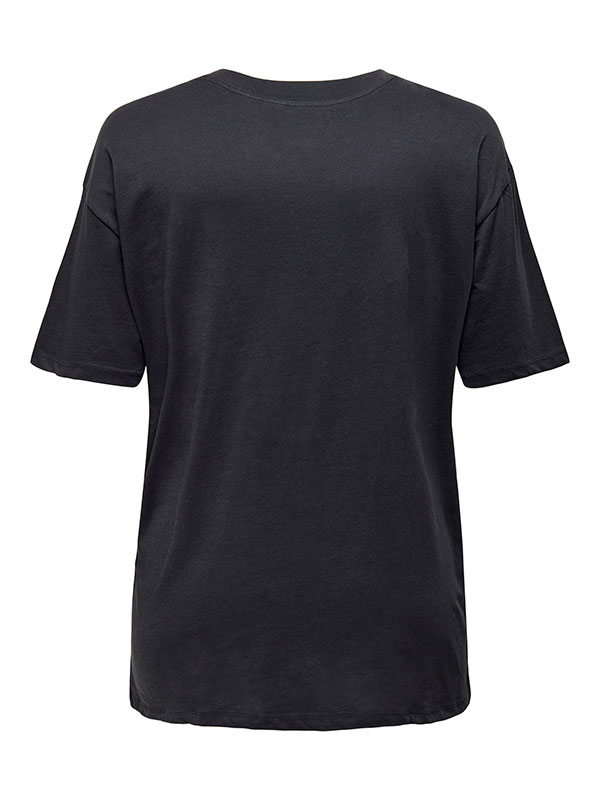 DELE - Def Leppard T-shirt i økologisk bomuld fra Only Carmakoma
