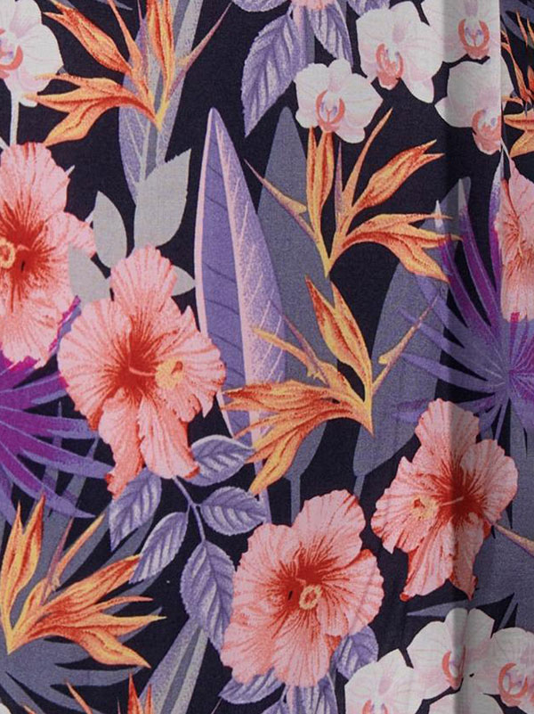 NOVA - Viskose bluse med blomster print fra Only Carmakoma