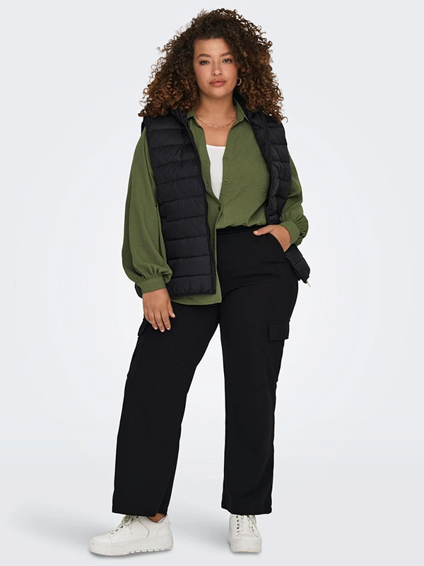 TAHOE HOOD - Vest fra Only Carmakoma