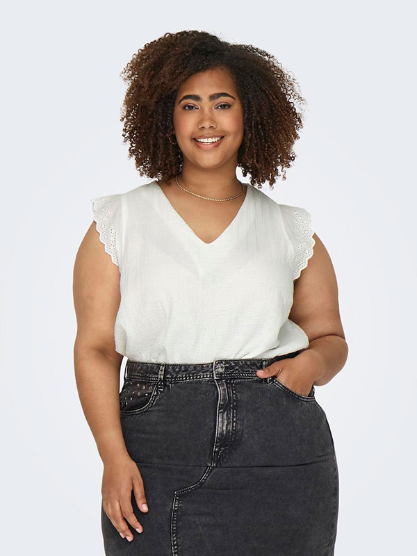 CARTHYRA - Bluse fra Only Carmakoma