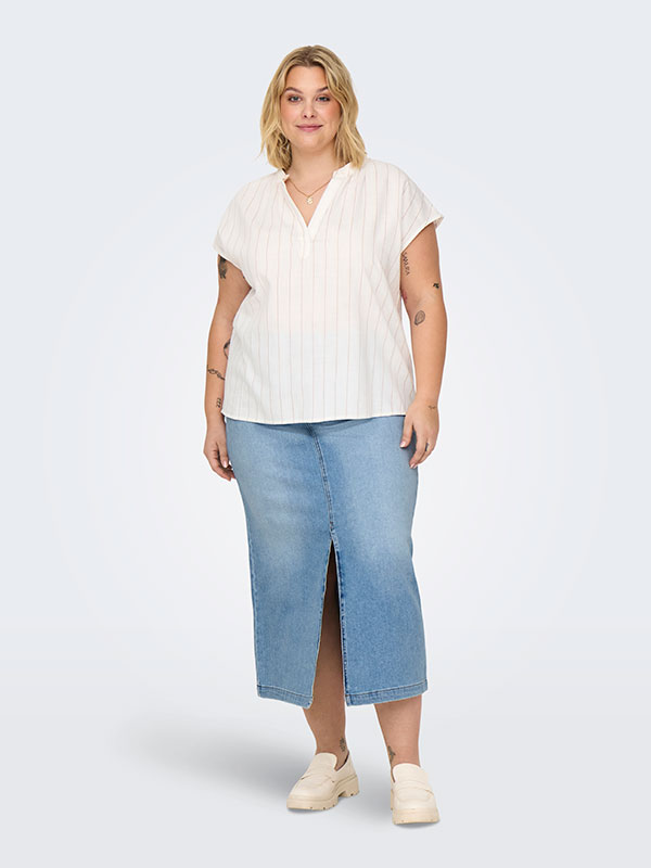 CARLUCILA - Bluse fra Only Carmakoma