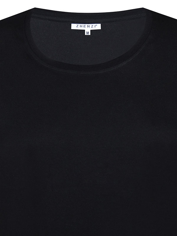 200176-Amora176-T-shirt-Black fra Zhenzi