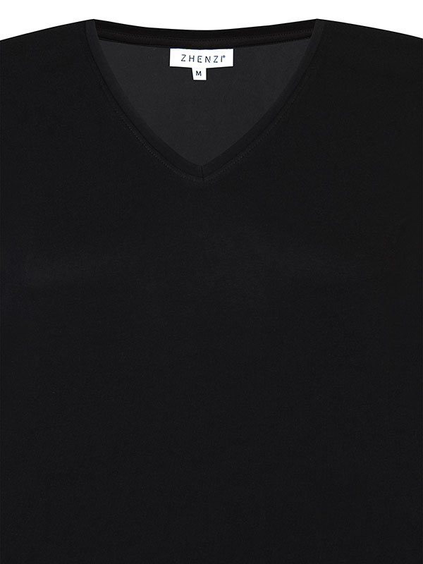 200178-Alberta014-T-ShirtS/S-Black fra Zhenzi