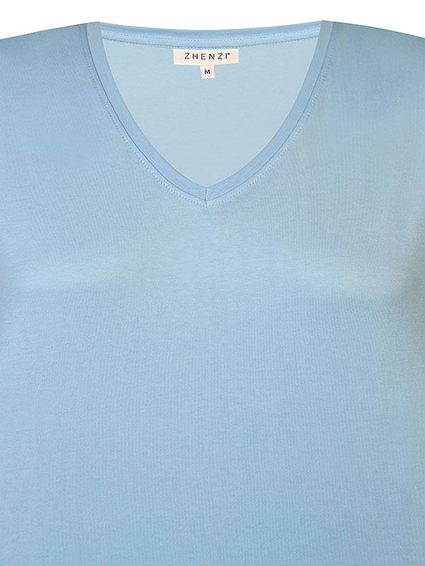 200178-Alberta014-T-ShirtS/S-Powderblue fra Zhenzi