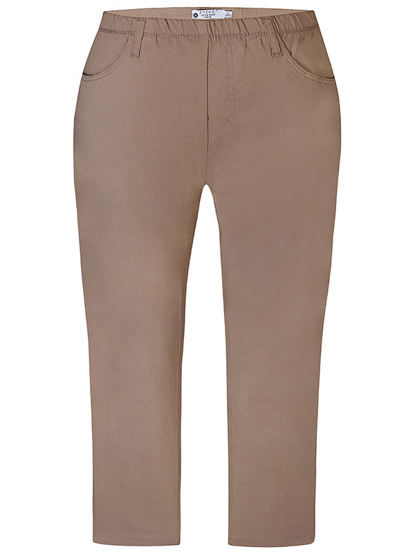 TWIST - Brune leggings i viskose stretch fra Zhenzi