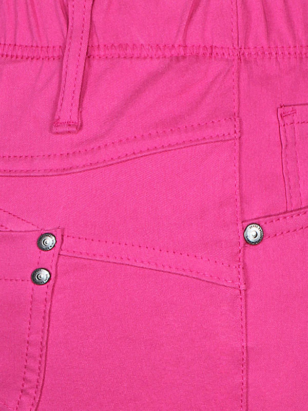 TWIST - Pinke capri bukser i viskose med stretch fra Zhenzi